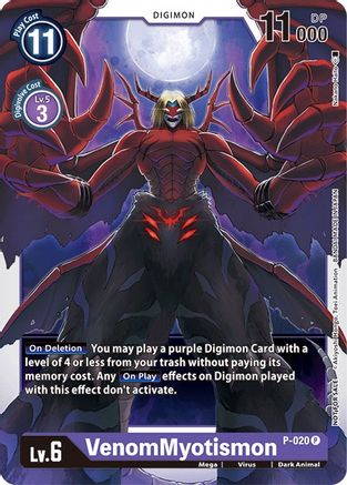 VenomMyotismon - P-020 (P-020) [Digimon Promotion Cards]