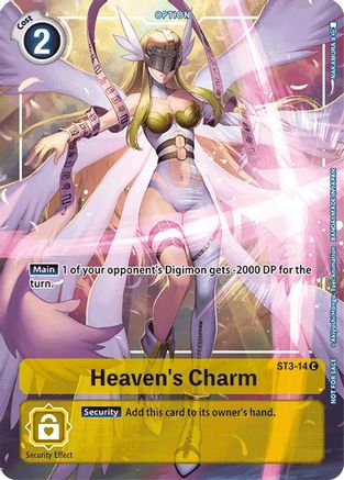 Heaven's Charm - ST3-14 (Tamer's Evolution Box) (ST3-14) [Starter Deck 03: Heaven's Yellow] Foil
