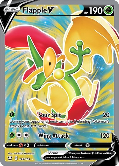 Flapple V (Full Art) [SWSH05: Battle Styles] - Deck Out Gaming