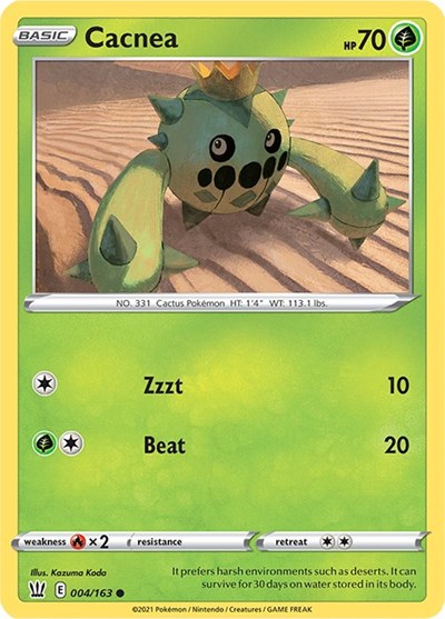 Cacnea [SWSH05: Battle Styles] Reverse Holofoil - Deck Out Gaming