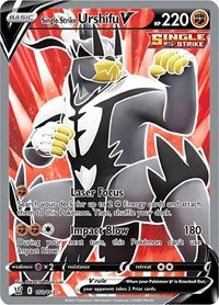 Single Strike Urshifu V (Full Art) [SWSH05: Battle Styles] - Deck Out Gaming