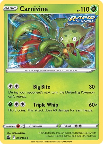 Carnivine [SWSH05: Battle Styles] - Deck Out Gaming