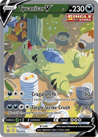 Tyranitar V (Alternate Full Art) [SWSH05: Battle Styles] - Deck Out Gaming