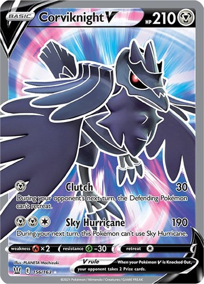 Corviknight V (Full Art) [SWSH05: Battle Styles] - Deck Out Gaming