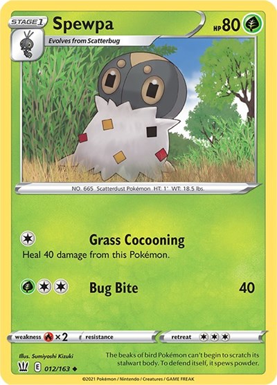 Spewpa [SWSH05: Battle Styles] Reverse Holofoil - Deck Out Gaming