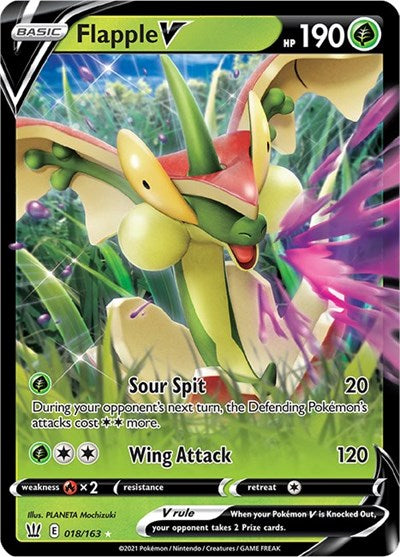 Flapple V [SWSH05: Battle Styles] - Deck Out Gaming