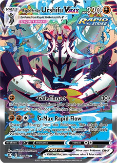 Rapid Strike Urshifu VMAX (Alternate Art Secret) [SWSH05: Battle Styles] - Deck Out Gaming