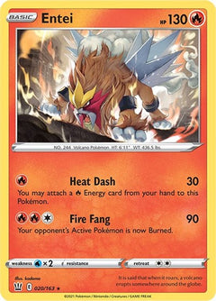 Entei [SWSH05: Battle Styles] Reverse Holofoil - Deck Out Gaming