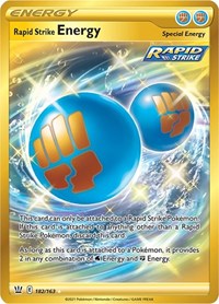 Rapid Strike Energy (Secret) [SWSH05: Battle Styles]