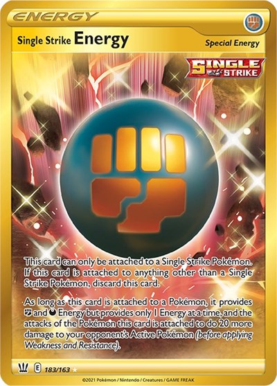 Single Strike Energy (Secret) [SWSH05: Battle Styles]