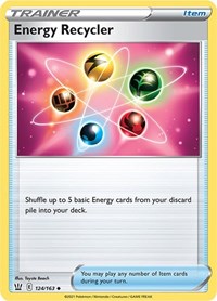 Energy Recycler [SWSH05: Battle Styles] Reverse Holofoil - Deck Out Gaming