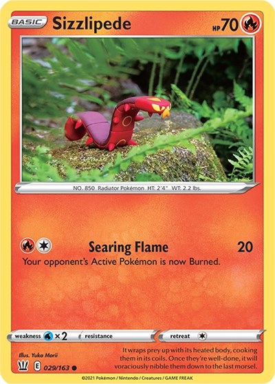 Sizzlipede [SWSH05: Battle Styles] Reverse Holofoil - Deck Out Gaming