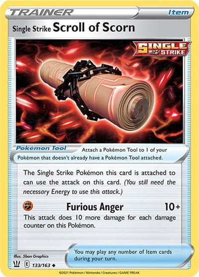 Single Strike Scroll of Scorn [SWSH05: Battle Styles] Reverse Holofoil - Deck Out Gaming