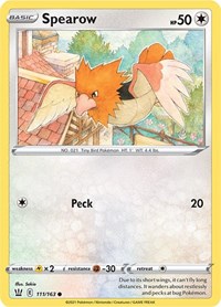 Spearow [SWSH05: Battle Styles] Reverse Holofoil - Deck Out Gaming