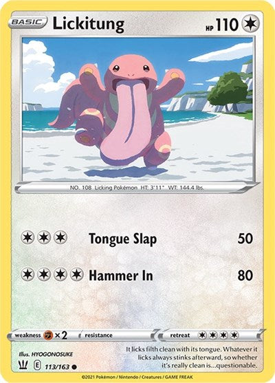 Lickitung [SWSH05: Battle Styles] Reverse Holofoil - Deck Out Gaming
