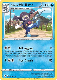 Galarian Mr. Rime [SWSH05: Battle Styles] Reverse Holofoil - Deck Out Gaming
