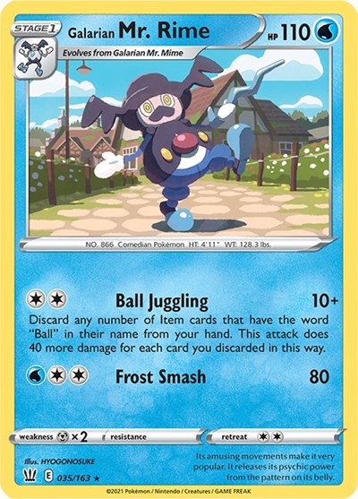 Galarian Mr. Rime [SWSH05: Battle Styles] Reverse Holofoil - Deck Out Gaming