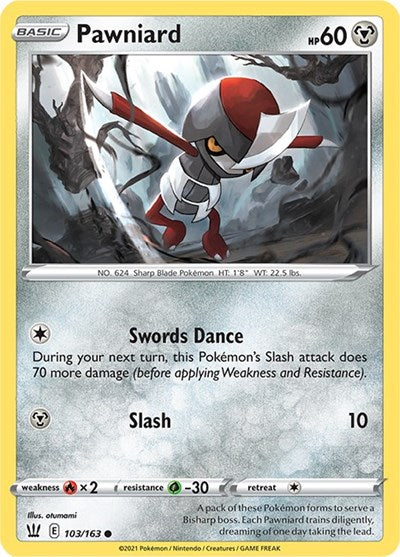 Pawniard [SWSH05: Battle Styles] Reverse Holofoil - Deck Out Gaming