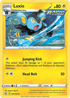 Luxio (47) [Battle Styles] Reverse Holofoil - Deck Out Gaming