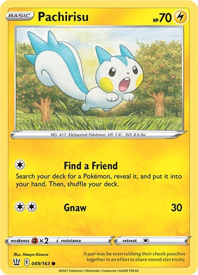 Pachirisu [SWSH05: Battle Styles] Reverse Holofoil - Deck Out Gaming