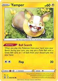 Yamper [SWSH05: Battle Styles] Reverse Holofoil - Deck Out Gaming