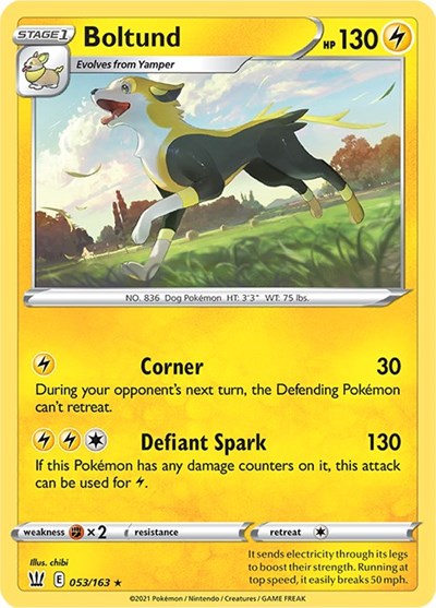 Boltund [SWSH05: Battle Styles] Reverse Holofoil - Deck Out Gaming