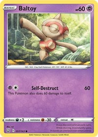 Baltoy [SWSH05: Battle Styles] Reverse Holofoil - Deck Out Gaming