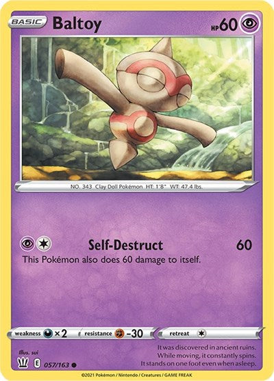 Baltoy [SWSH05: Battle Styles] Reverse Holofoil - Deck Out Gaming