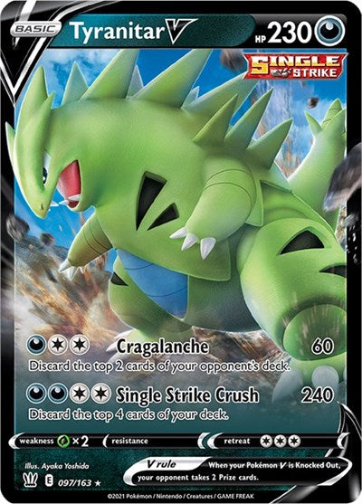 Tyranitar V [SWSH05: Battle Styles] - Deck Out Gaming