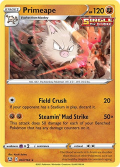 Primeape [SWSH05: Battle Styles] Reverse Holofoil - Deck Out Gaming