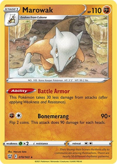 Marowak [SWSH05: Battle Styles] Reverse Holofoil - Deck Out Gaming