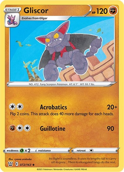 Gliscor [SWSH05: Battle Styles] Reverse Holofoil - Deck Out Gaming