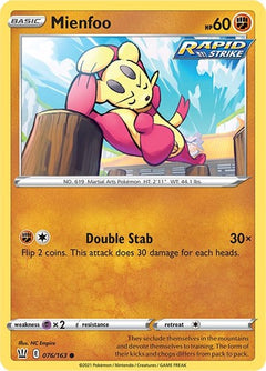 Mienfoo [SWSH05: Battle Styles] Reverse Holofoil - Deck Out Gaming