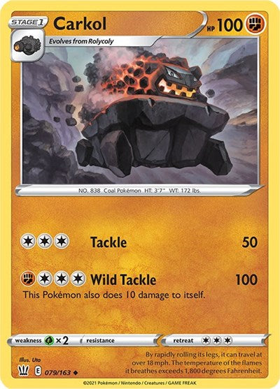 Carkol [SWSH05: Battle Styles] Reverse Holofoil - Deck Out Gaming