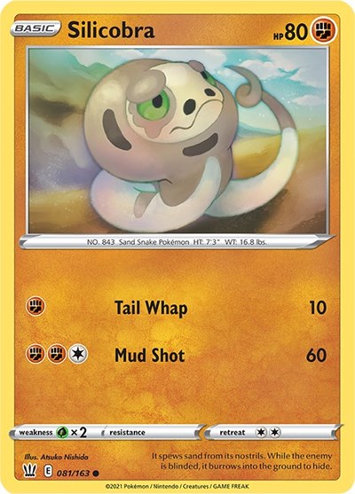 Silicobra [SWSH05: Battle Styles] Reverse Holofoil - Deck Out Gaming
