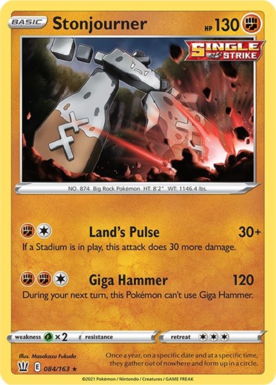 Stonjourner [SWSH05: Battle Styles] Reverse Holofoil - Deck Out Gaming