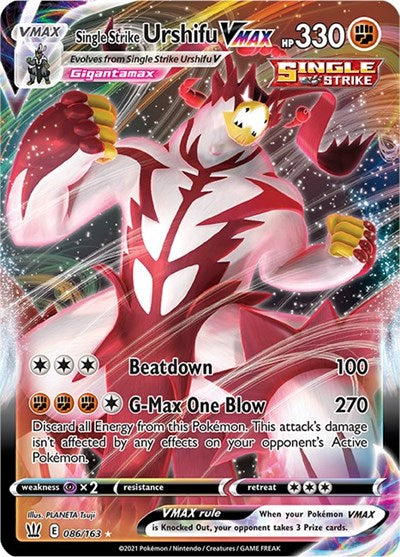 Single Strike Urshifu VMAX [SWSH05: Battle Styles] - Deck Out Gaming