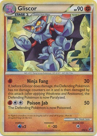 Gliscor - 4/90 (Cracked Ice Holo) (4) [Blister Exclusives] Holofoil - Deck Out Gaming