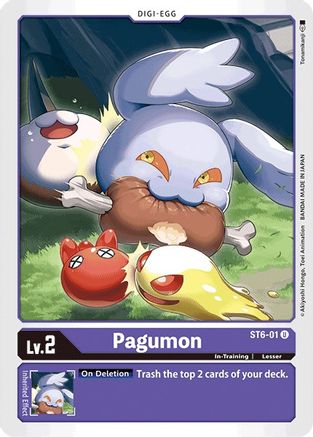 Pagumon (ST6-01) [Starter Deck 06: Venomous Violet]