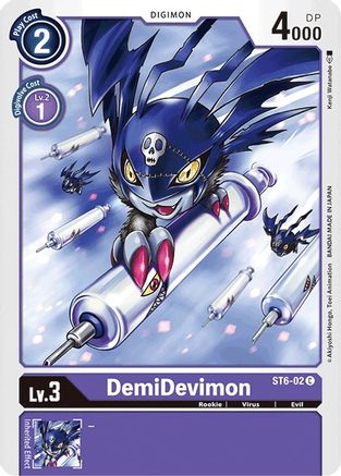 DemiDevimon (ST6-02) [Starter Deck 06: Venomous Violet]