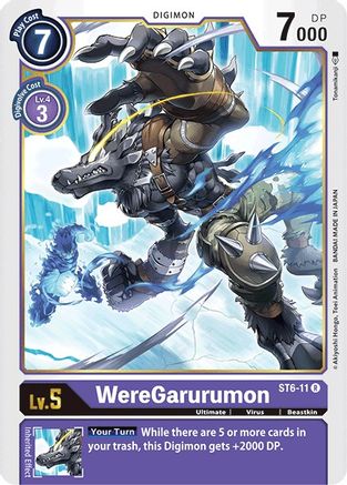 WereGarurumon (ST6-11) [Starter Deck 06: Venomous Violet]
