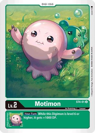 Motimon (ST4-01) [Starter Deck 04: Giga Green]