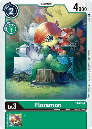 Floramon (ST4-02) [Starter Deck 04: Giga Green]
