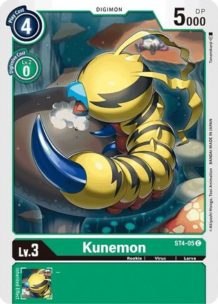 Kunemon (ST4-05) [Starter Deck 04: Giga Green]
