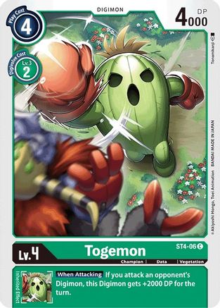 Togemon (ST4-06) [Starter Deck 04: Giga Green]