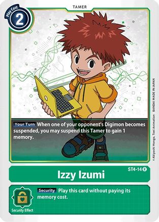Izzy Izumi (ST4-14) [Starter Deck 04: Giga Green]