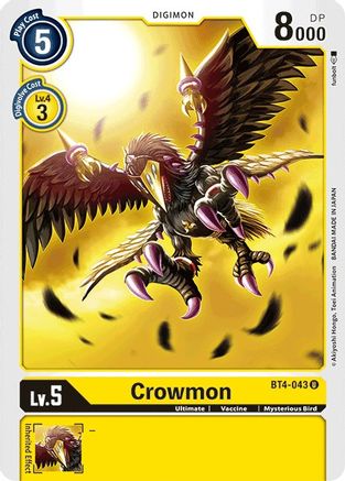 Crowmon (BT4-043) [Great Legend]