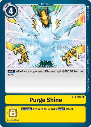 Purge Shine (BT4-106) [Great Legend]