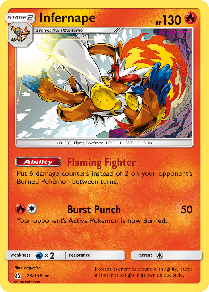 Infernape (23) [SM - Ultra Prism] - Deck Out Gaming