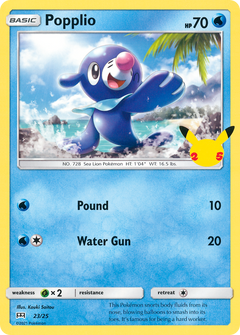 Popplio [McDonald's 25th Anniversary Promos] - Deck Out Gaming